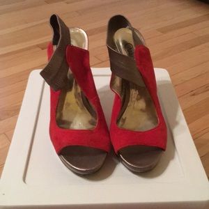 Carlos Open toe High Heel Shoes Size 7 1/2 M